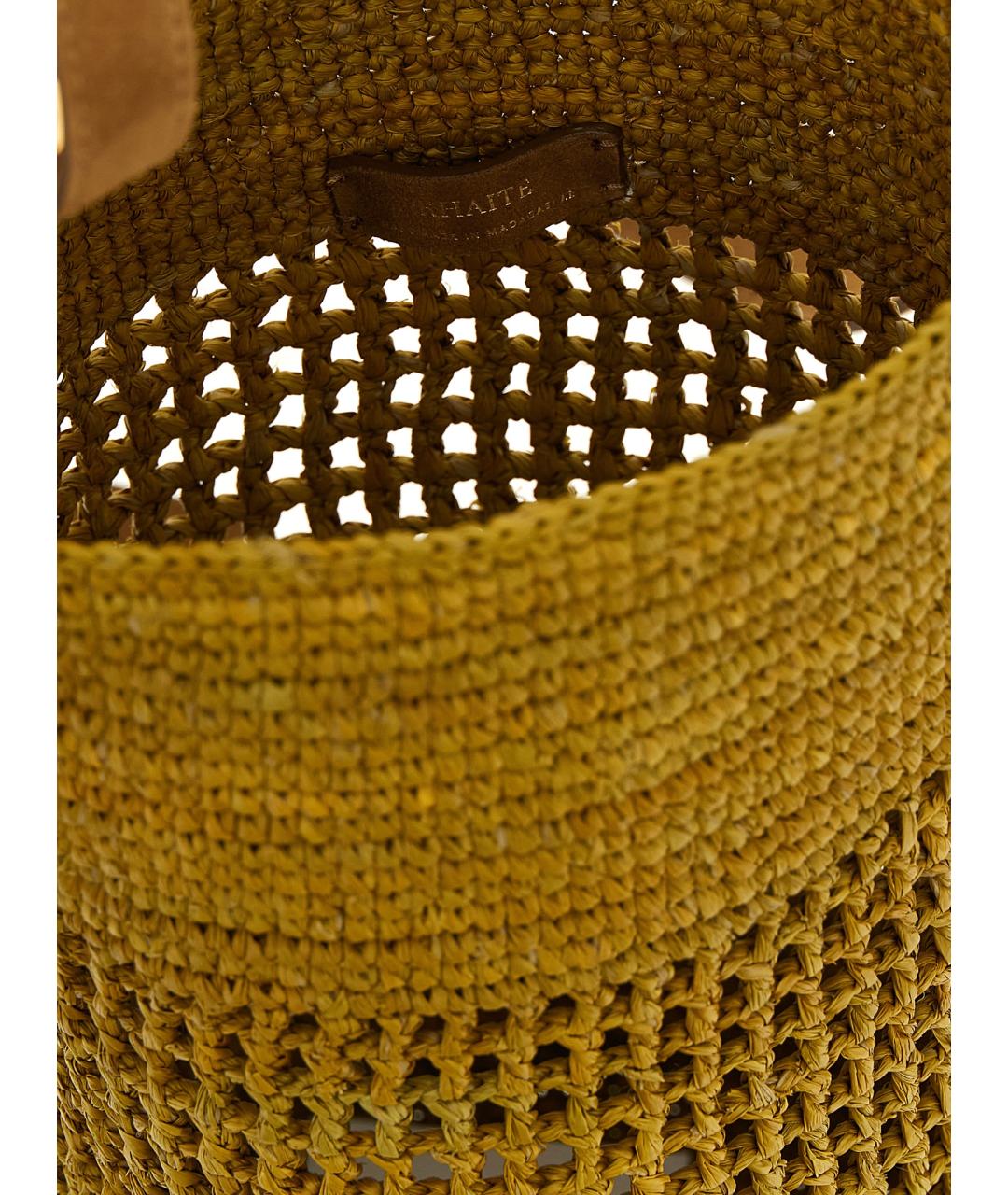 KHAITE Коричневая пелетеная сумка через плечо, фото 4