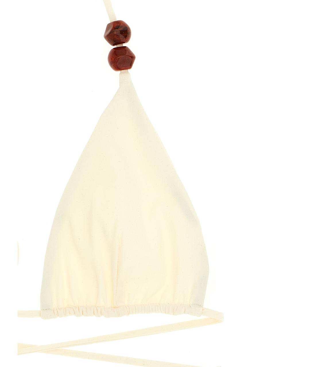 MAGDA BUTRYM Белый полиамидовый купальник, фото 3