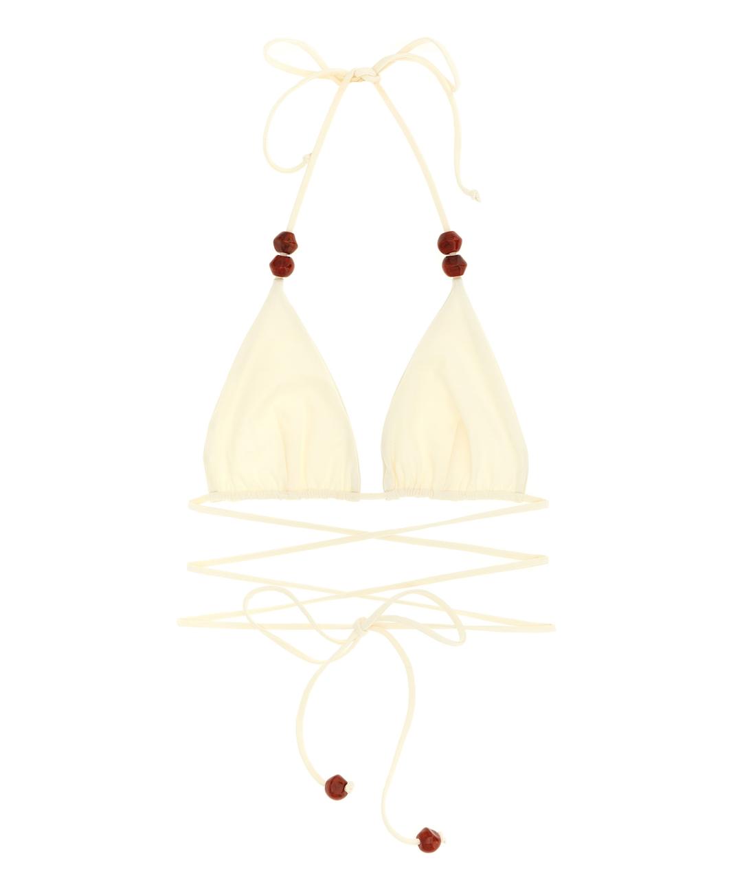 MAGDA BUTRYM Белый полиамидовый купальник, фото 2