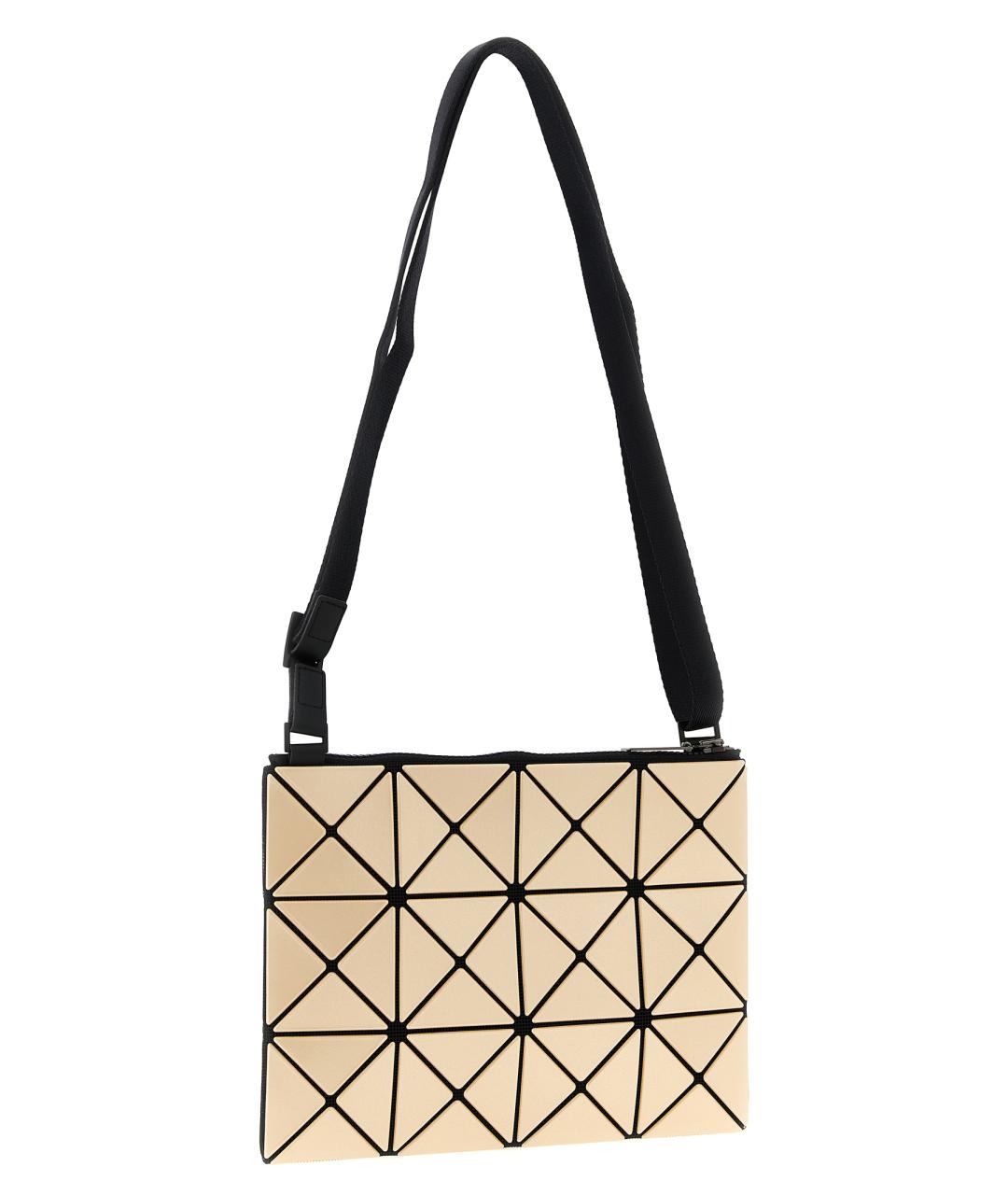 BAO BAO ISSEY MIYAKE Бежевая синтетическая сумка через плечо, фото 2