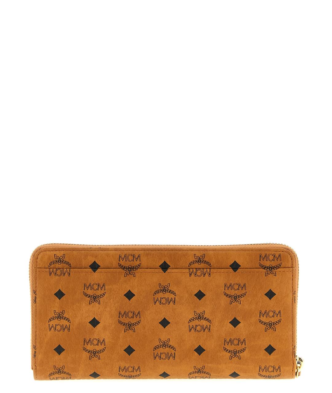 MCM Коричневый кожаный кошелек, фото 2