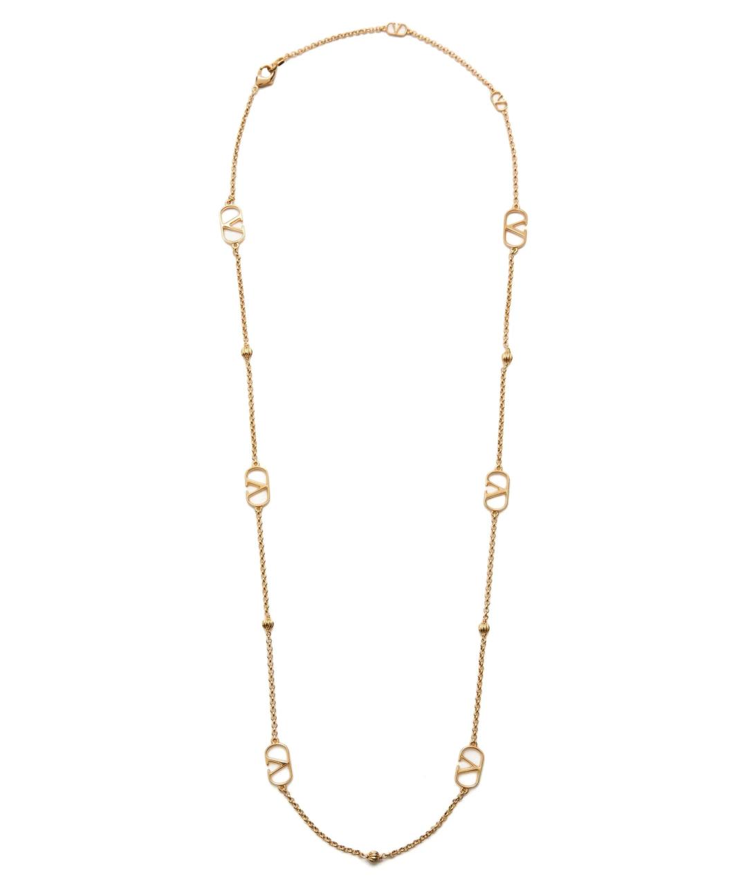 VALENTINO Золотая металлическая цепочка, фото 1
