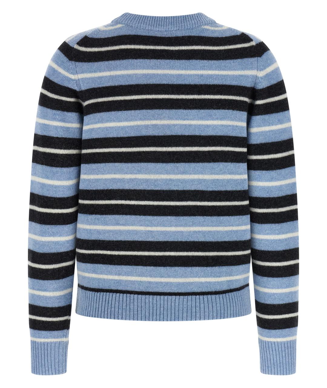 GANNI Голубой шерстяной кардиган, фото 2