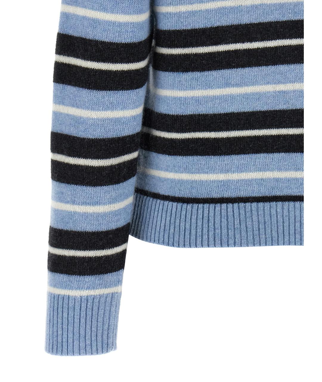 GANNI Голубой шерстяной кардиган, фото 4