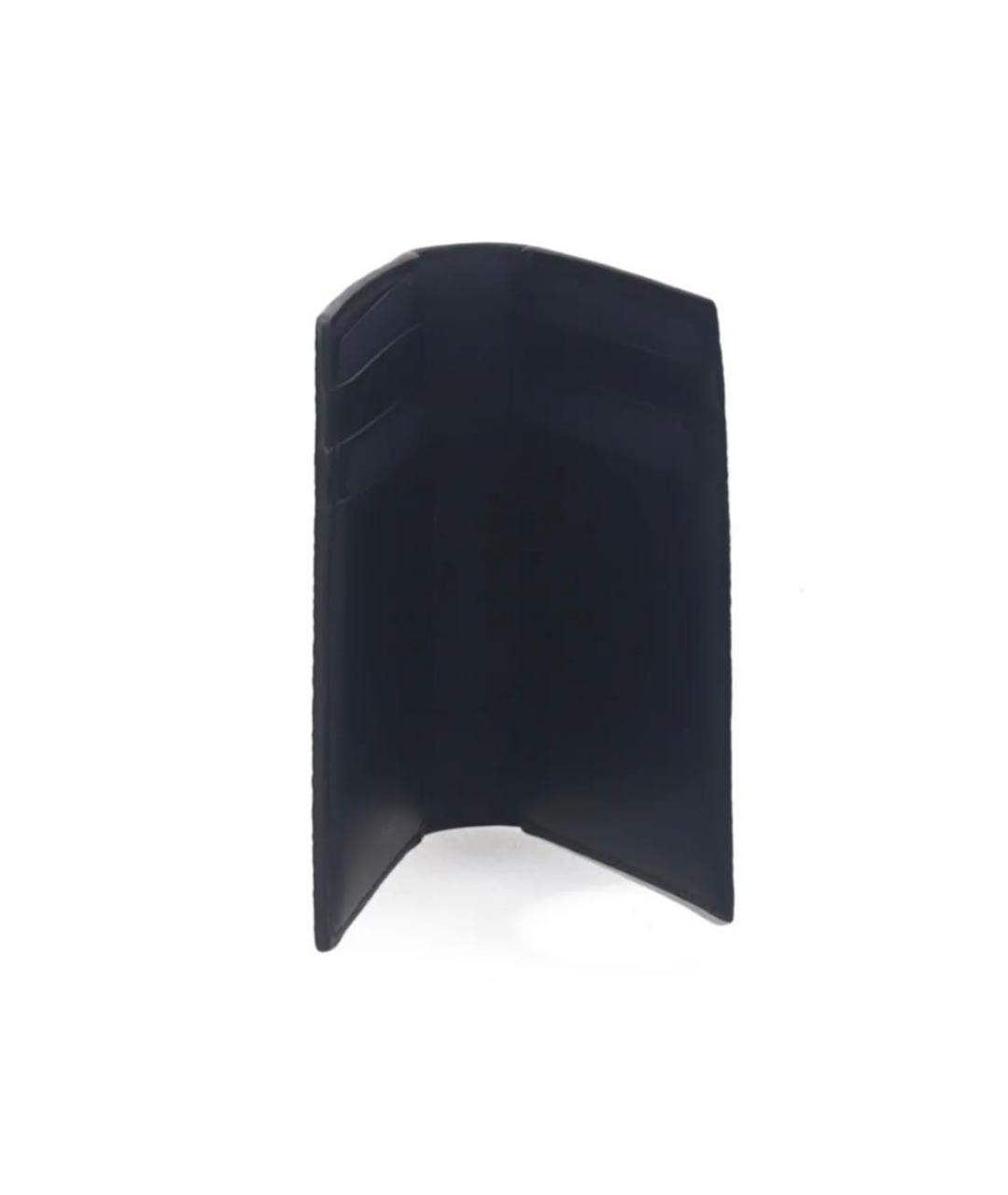 CHRISTIAN DIOR Черный кожаный кошелек, фото 2