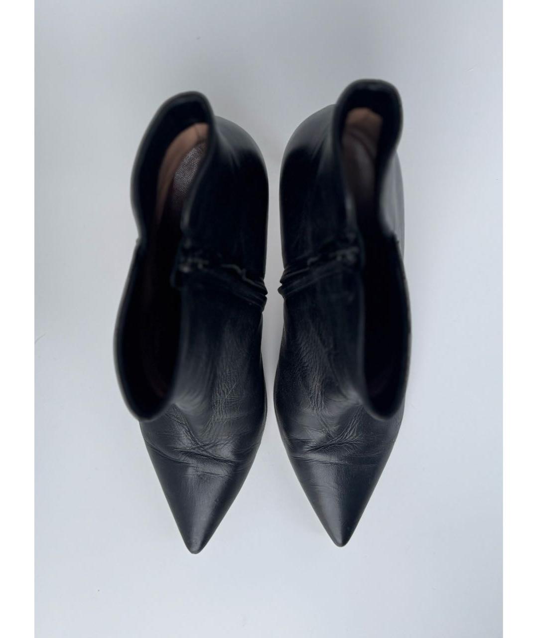 GIANVITO ROSSI Черные кожаные ботильоны, фото 3