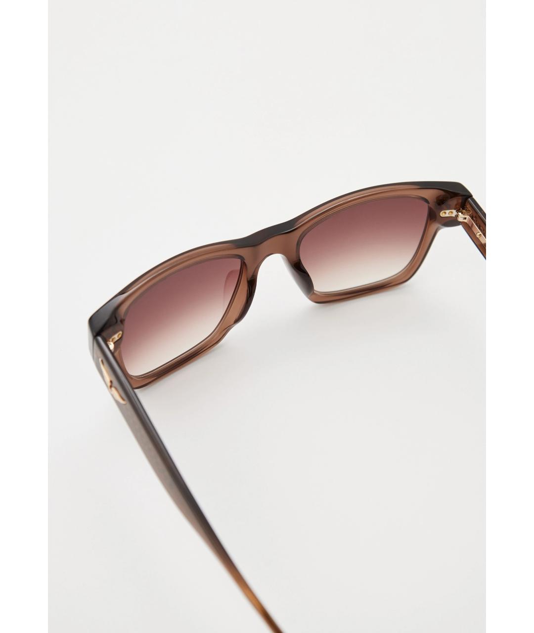 ZADIG & VOLTAIRE Коричневые пластиковые солнцезащитные очки, фото 3