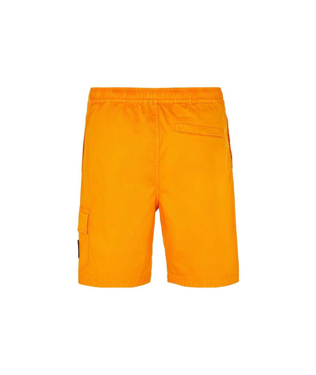 STONE ISLAND Оранжевое шорты, фото 2