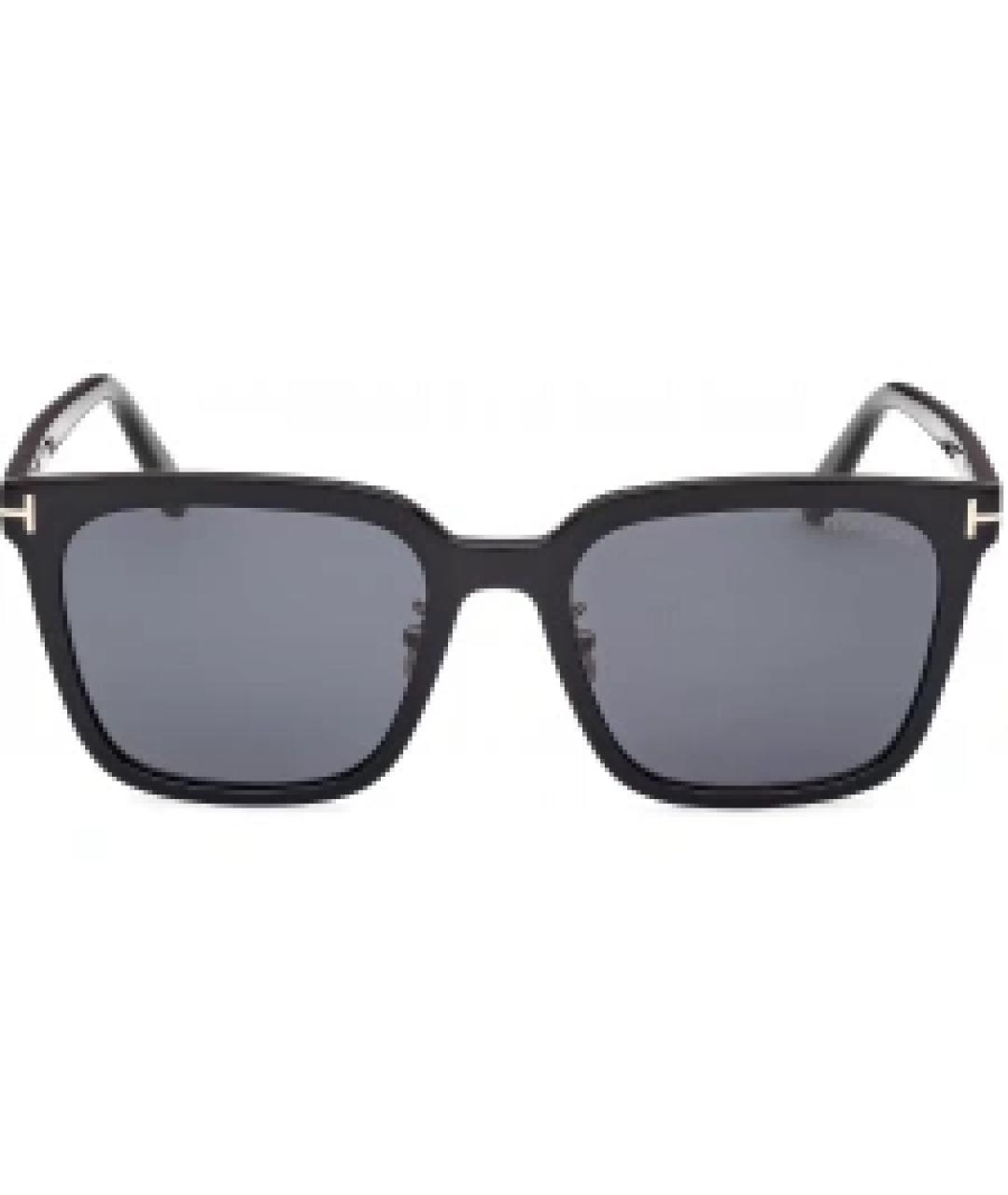 TOM FORD Черные пластиковые солнцезащитные очки, фото 1