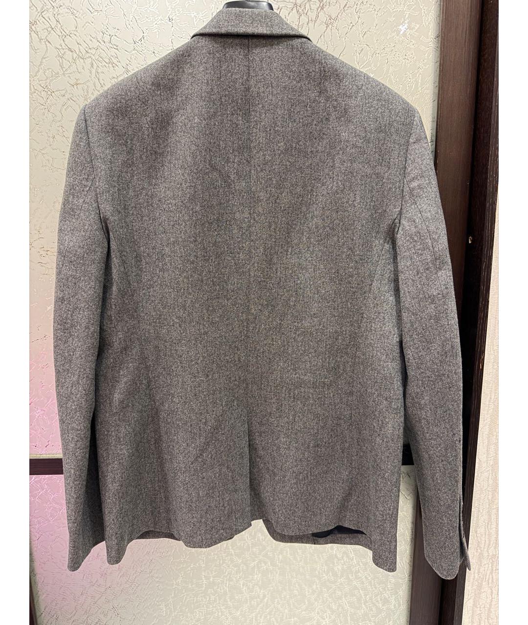 IRO Серый шерстяной пиджак, фото 2