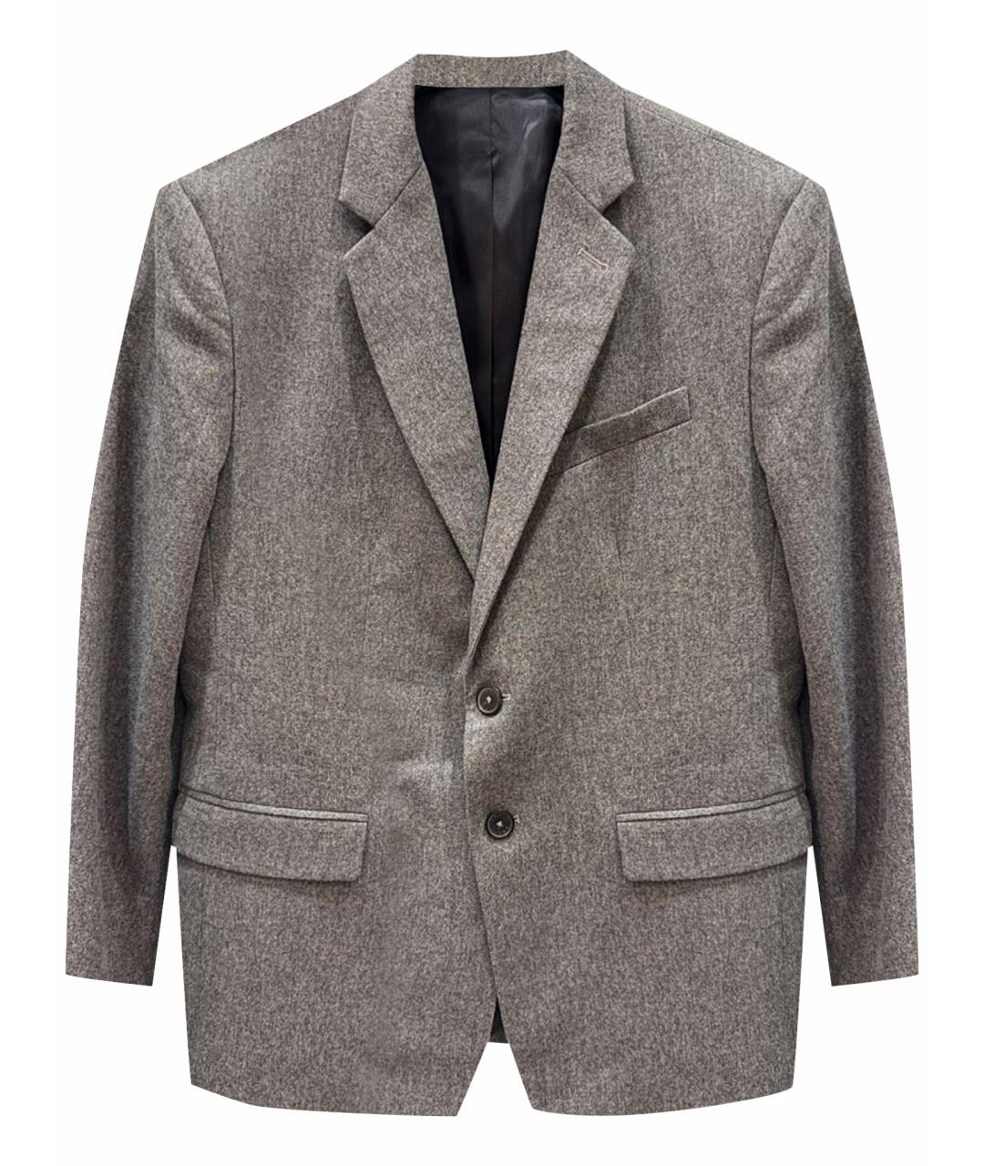 IRO Серый шерстяной пиджак, фото 1