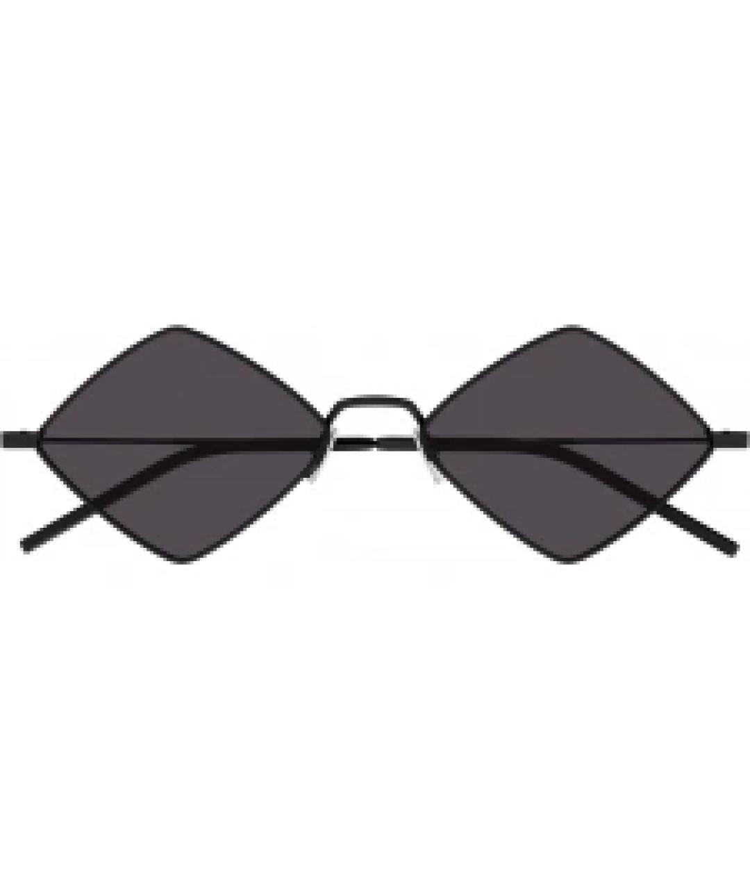 SAINT LAURENT Черные пластиковые солнцезащитные очки, фото 1