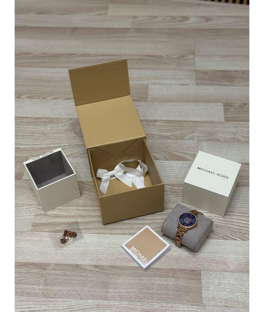 MICHAEL KORS Синие металлические часы, фото 5