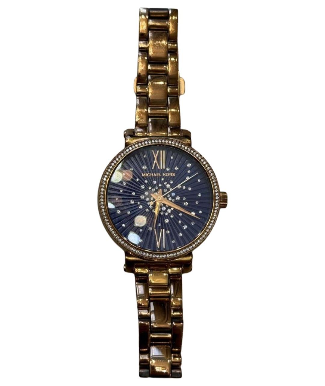 MICHAEL KORS Синие металлические часы, фото 1