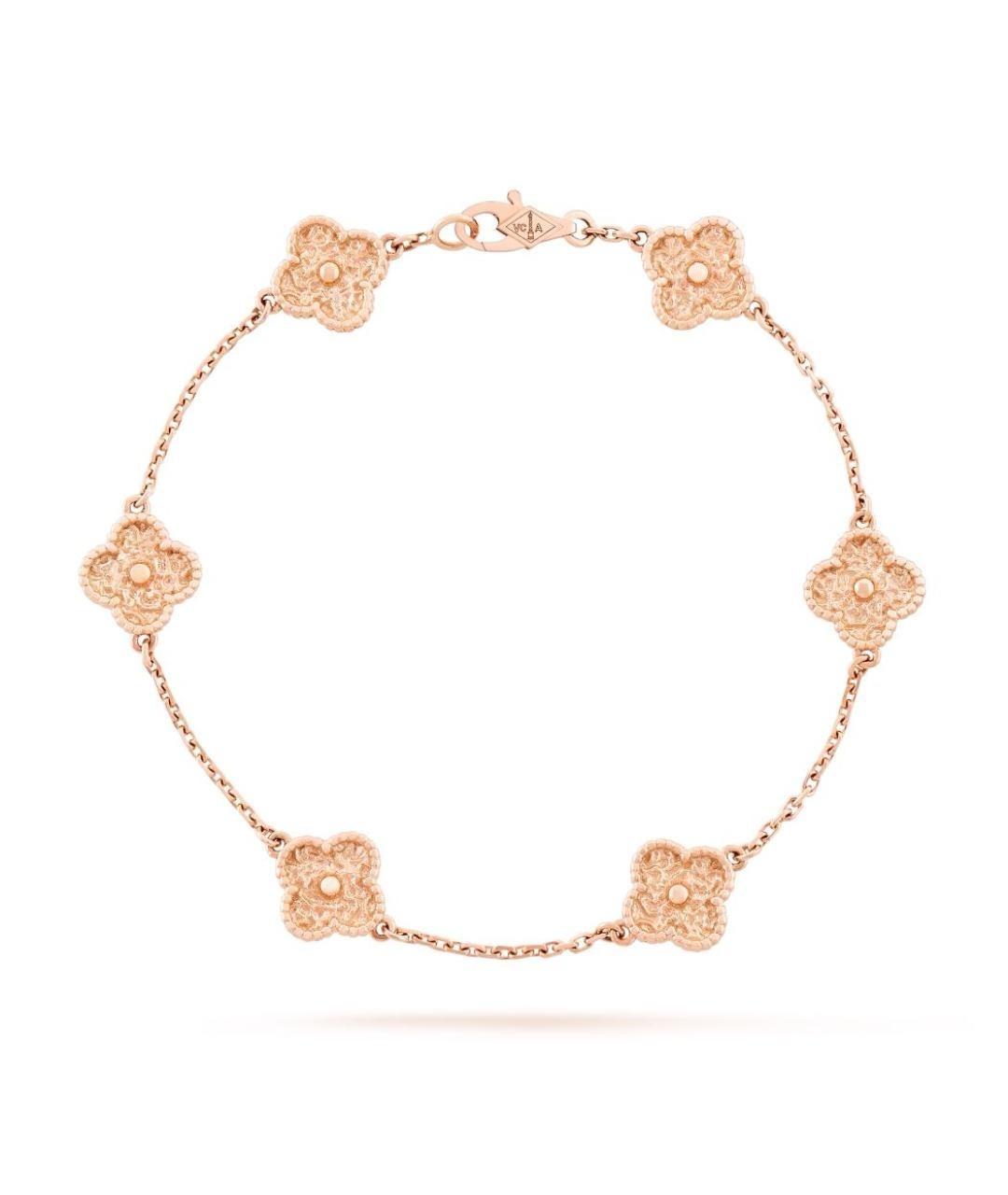 VAN CLEEF & ARPELS Золотой браслет из розового золота, фото 6