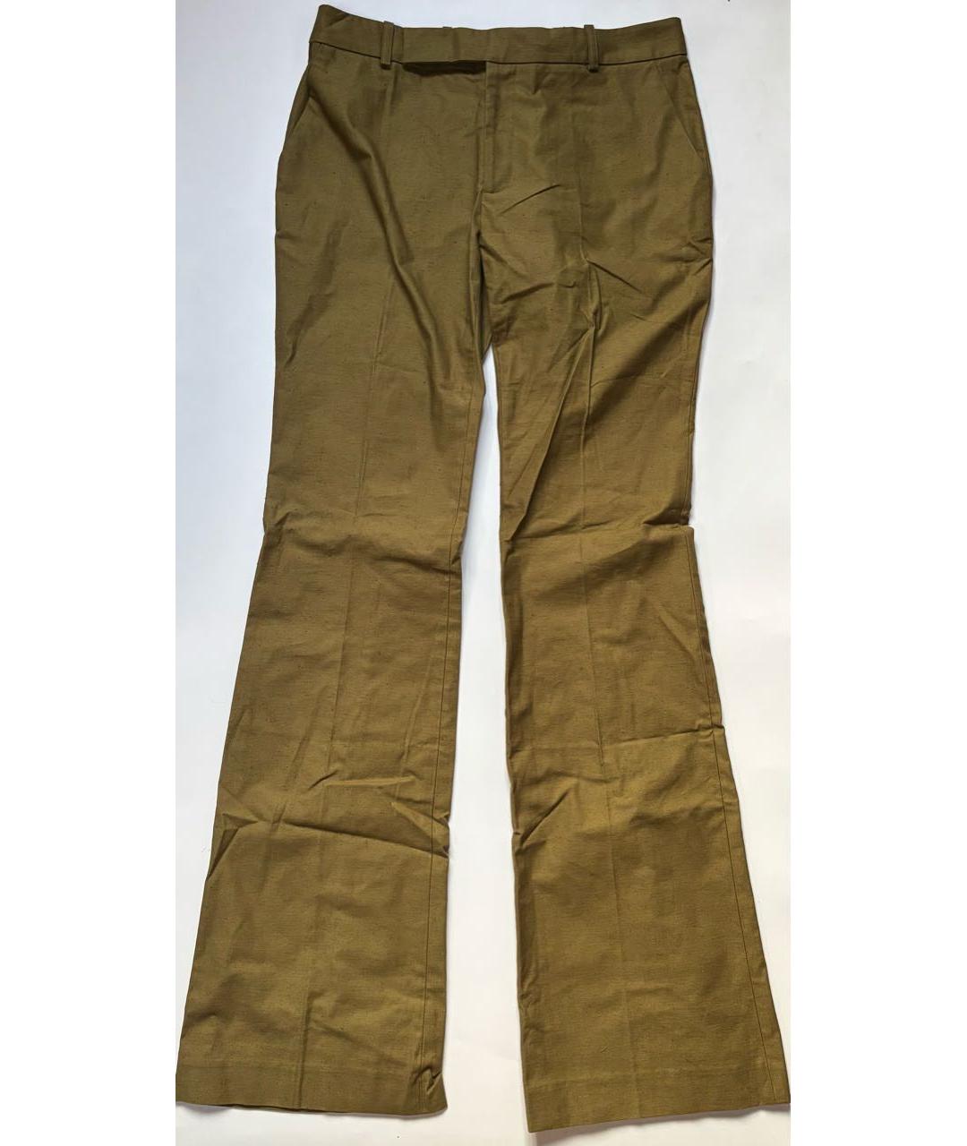 LUDOVIC DE SAINT SERNIN Зеленые хлопковые повседневные брюки, фото 7