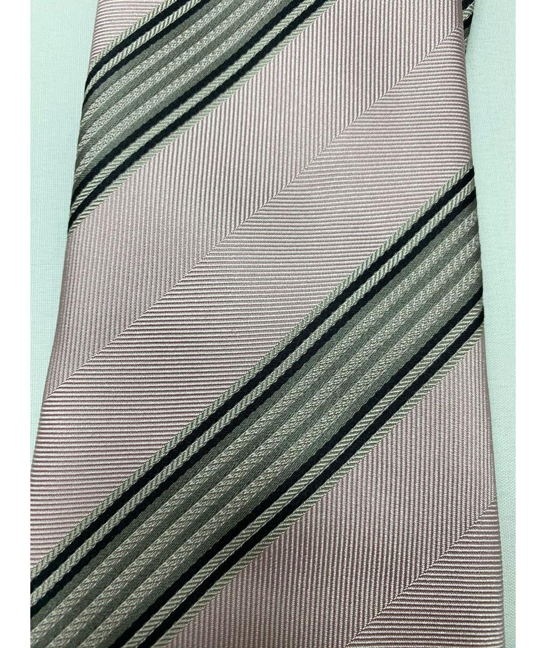 GUCCI Розовый шелковый галстук, фото 4