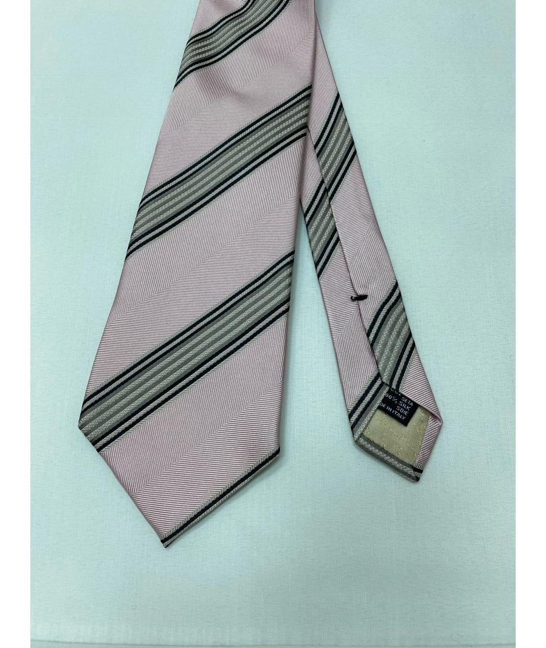 GUCCI Розовый шелковый галстук, фото 2