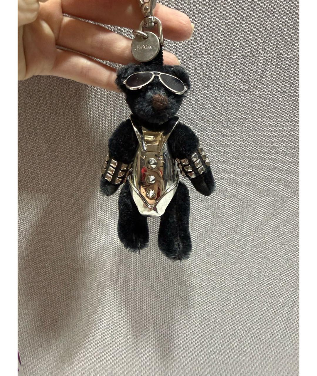 PRADA Черный брелок, фото 2