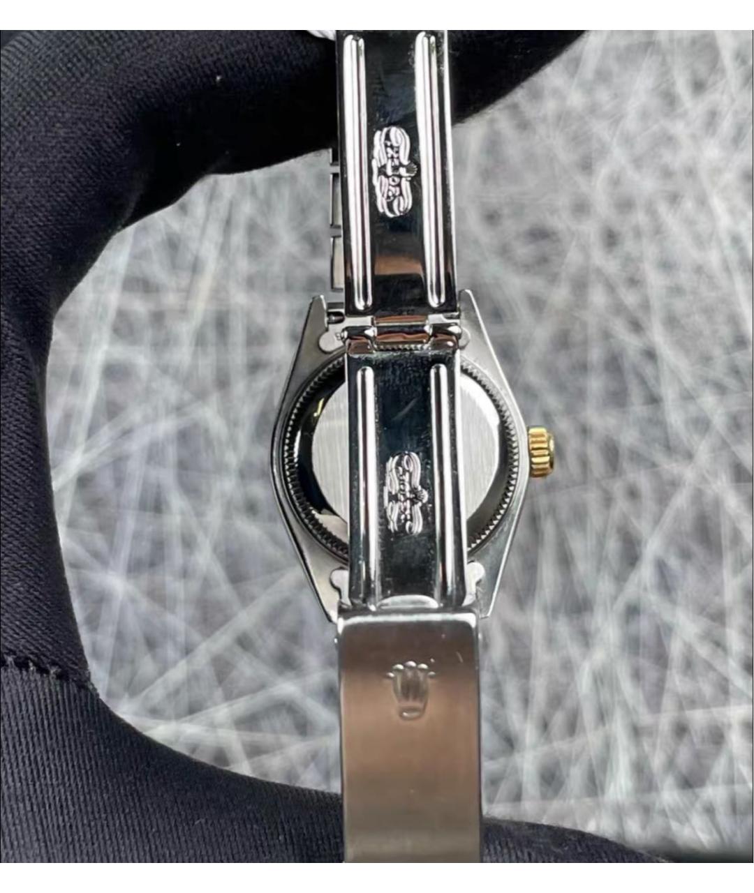 ROLEX Серебряные часы из желтого золота, фото 5