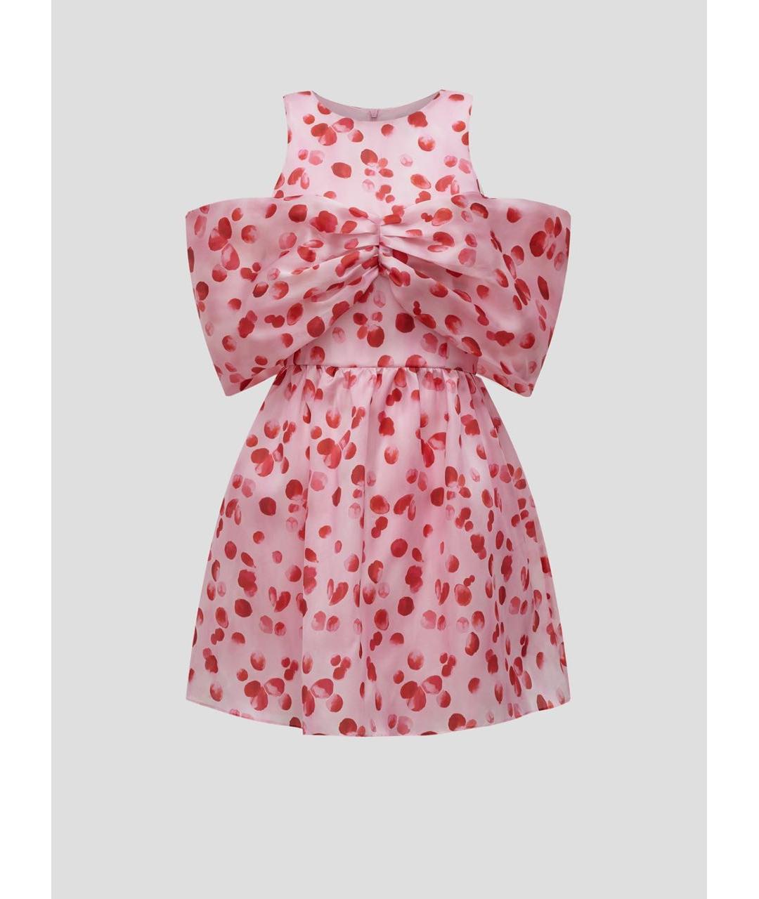 12 STOREEZ Розовое шелковое коктейльное платье, фото 8