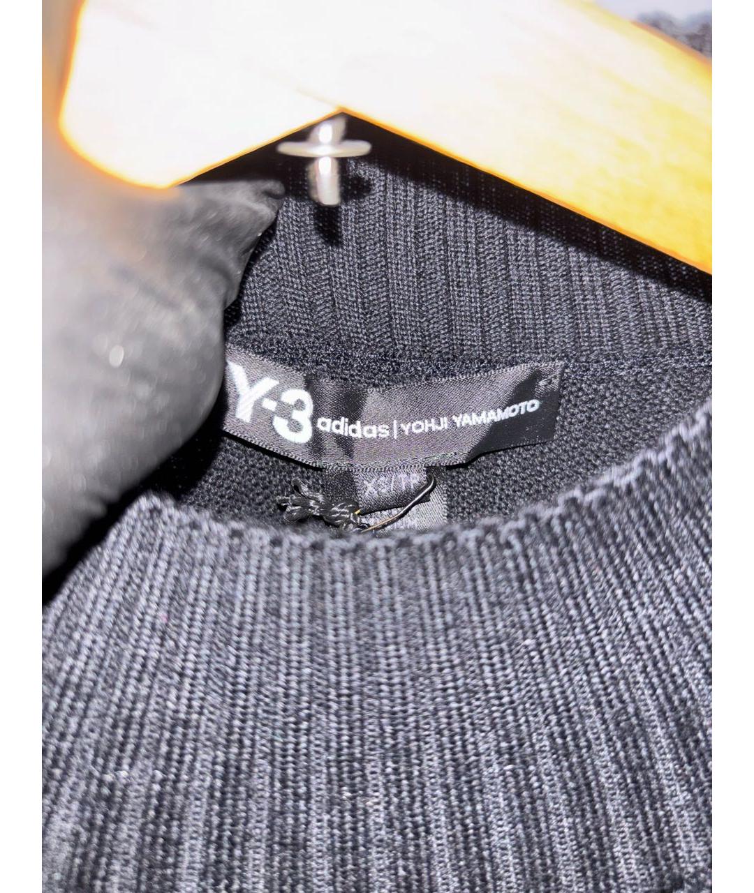 Y-3 Черный хлопковый джемпер / свитер, фото 5