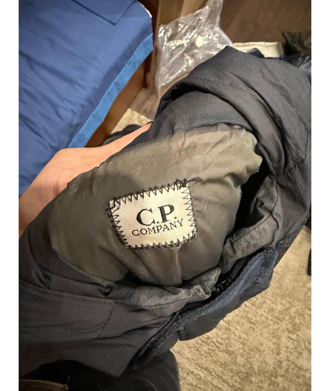 CP COMPANY Черный пуховик, фото 4