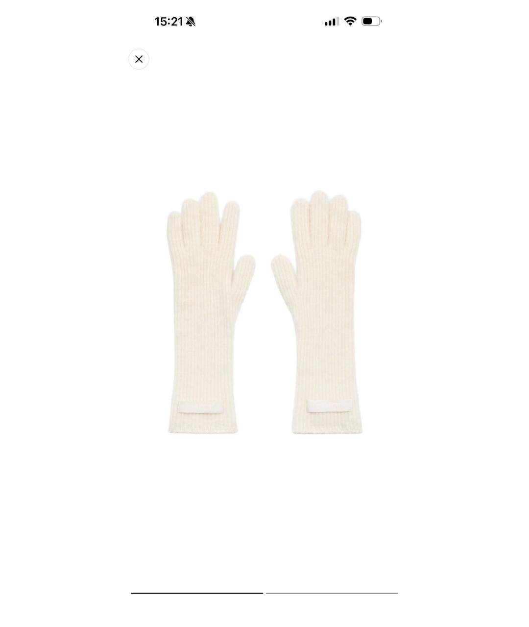 JACQUEMUS Бежевые шерстяные перчатки, фото 3