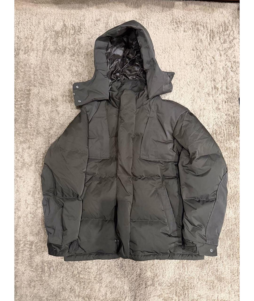 JIL SANDER Черный полиэстеровый пуховик, фото 5