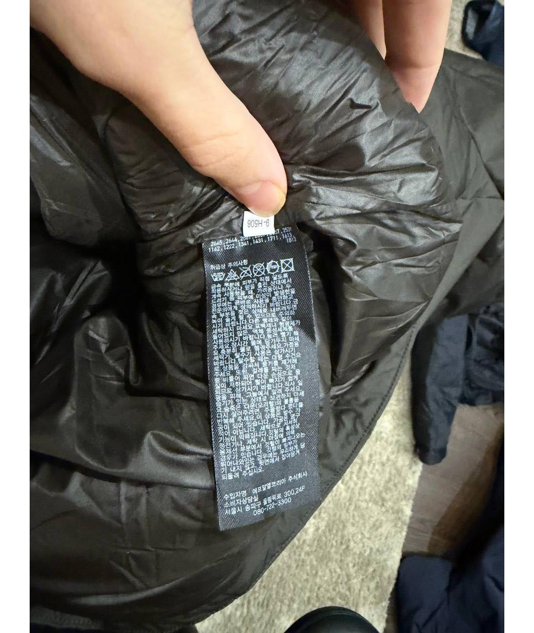 JIL SANDER Черный полиэстеровый пуховик, фото 4