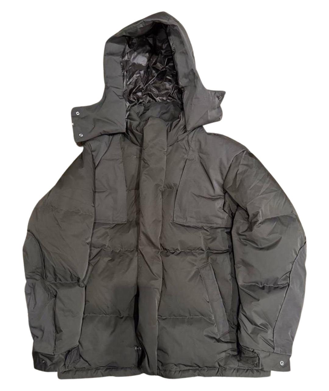 JIL SANDER Черный полиэстеровый пуховик, фото 1