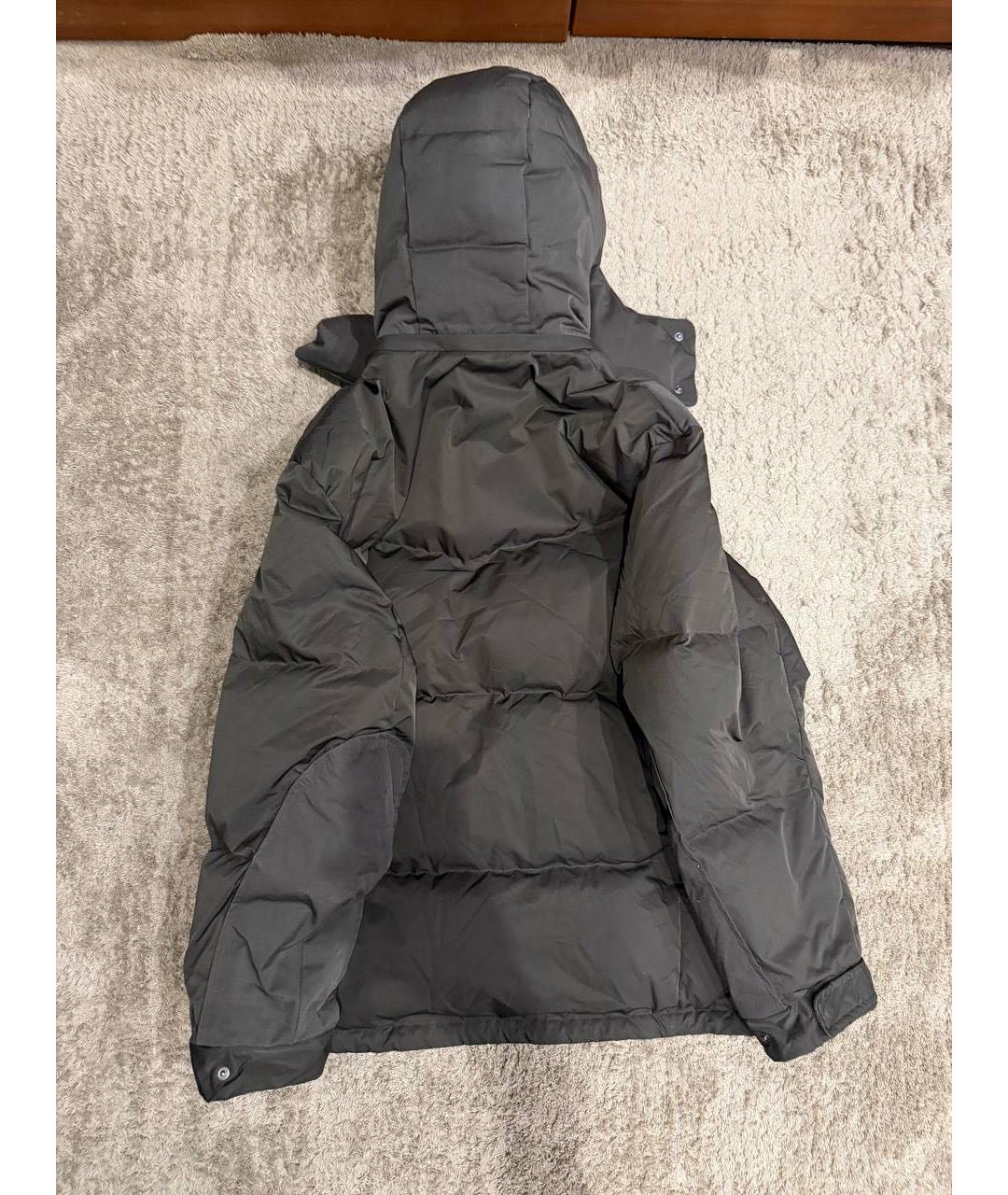 JIL SANDER Черный полиэстеровый пуховик, фото 2