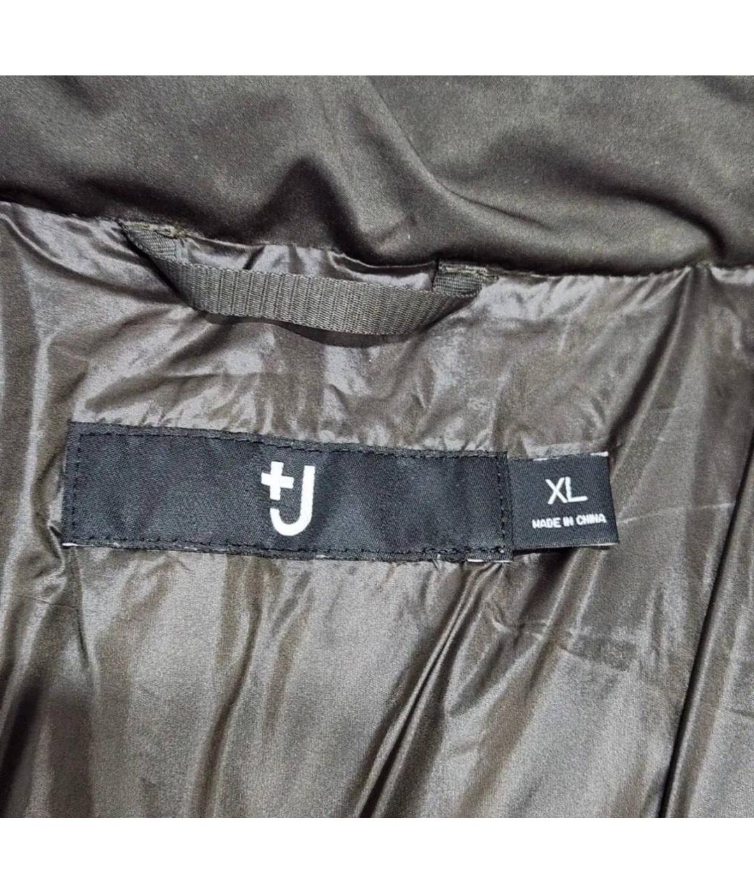 JIL SANDER Черный полиэстеровый пуховик, фото 3