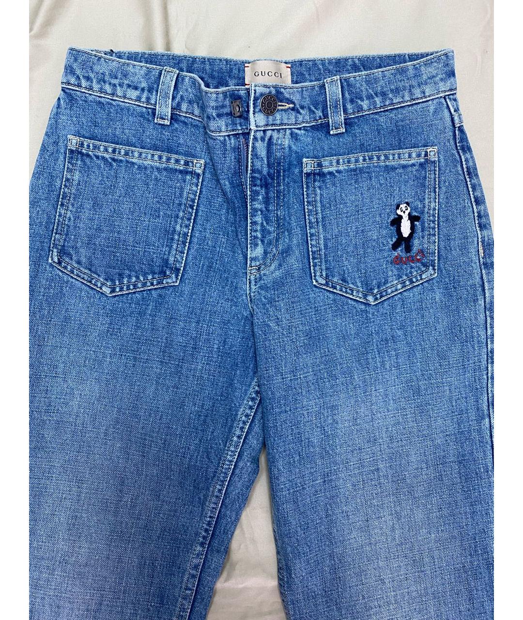 GUCCI Голубые деним детские джинсы, фото 3