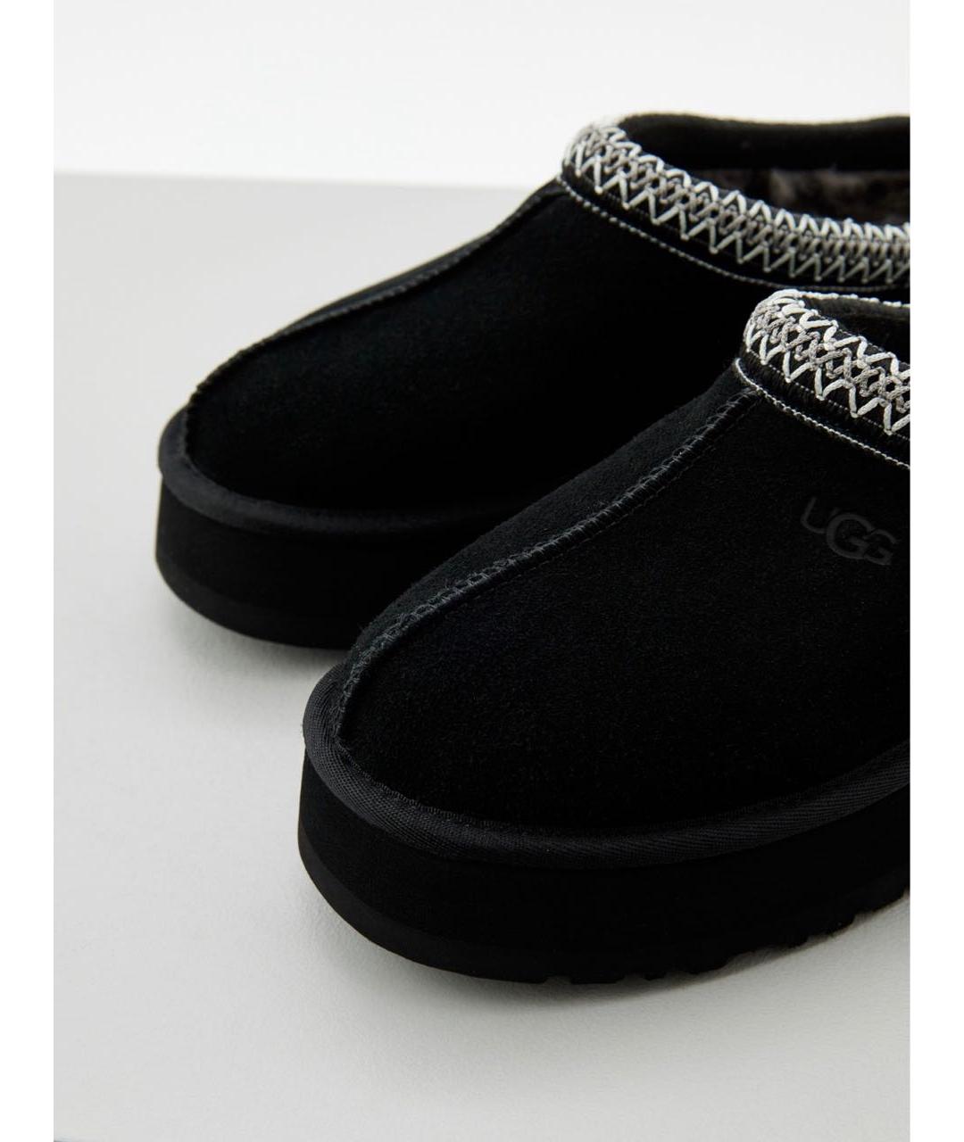 UGG AUSTRALIA Черные замшевые ботинки, фото 2