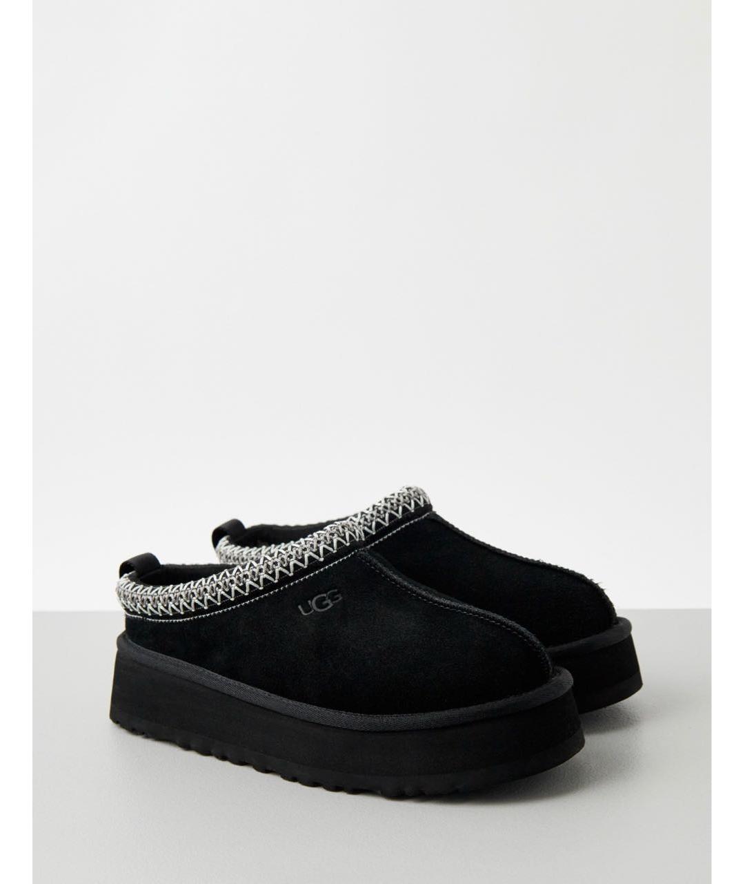 UGG AUSTRALIA Черные замшевые ботинки, фото 5