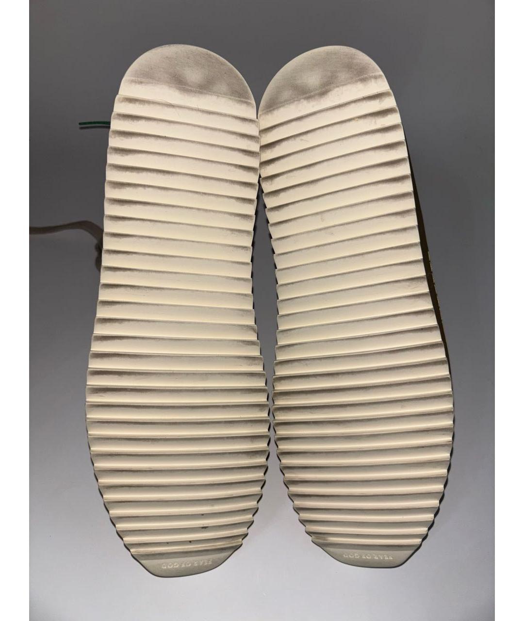 FEAR OF GOD Бежевые нубуковые высокие ботинки, фото 5