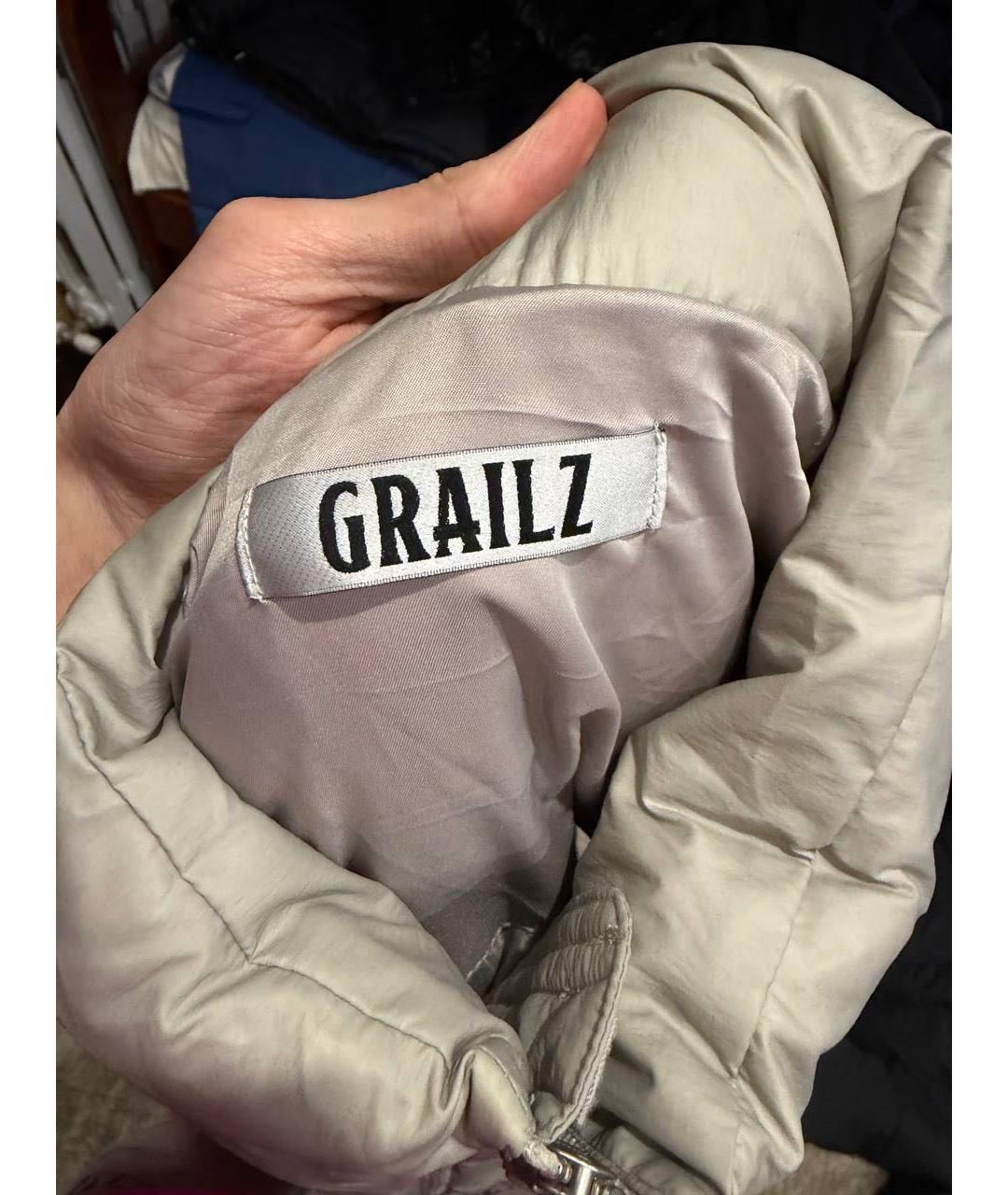 GRAILZ PROJECT G/R Белый полиэстеровый пуховик, фото 3