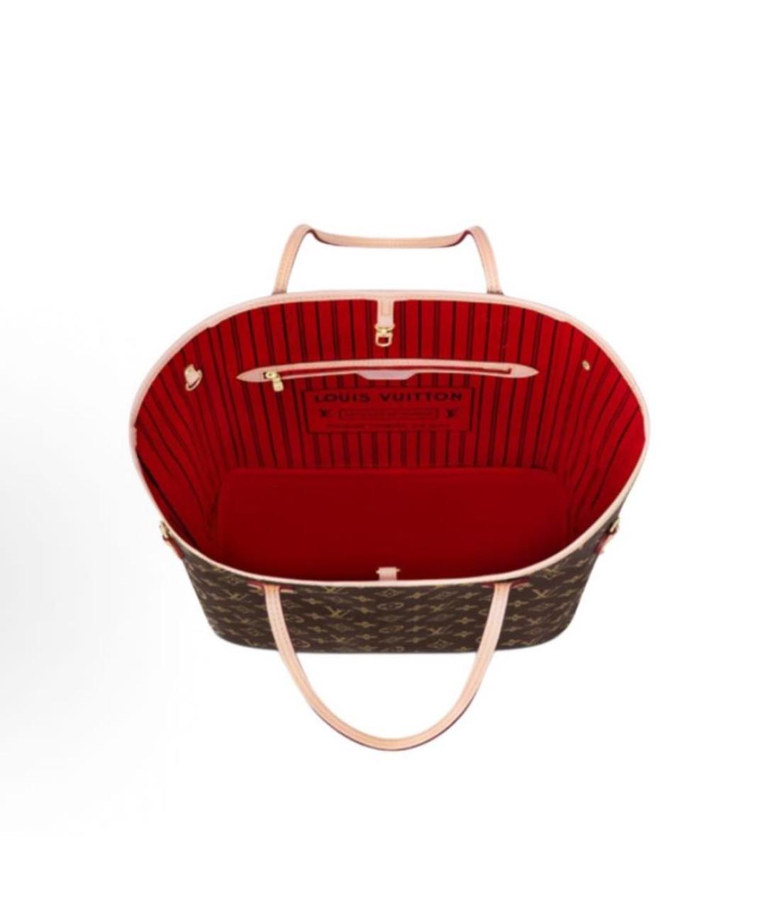 LOUIS VUITTON Коричневая сумка с короткими ручками, фото 3