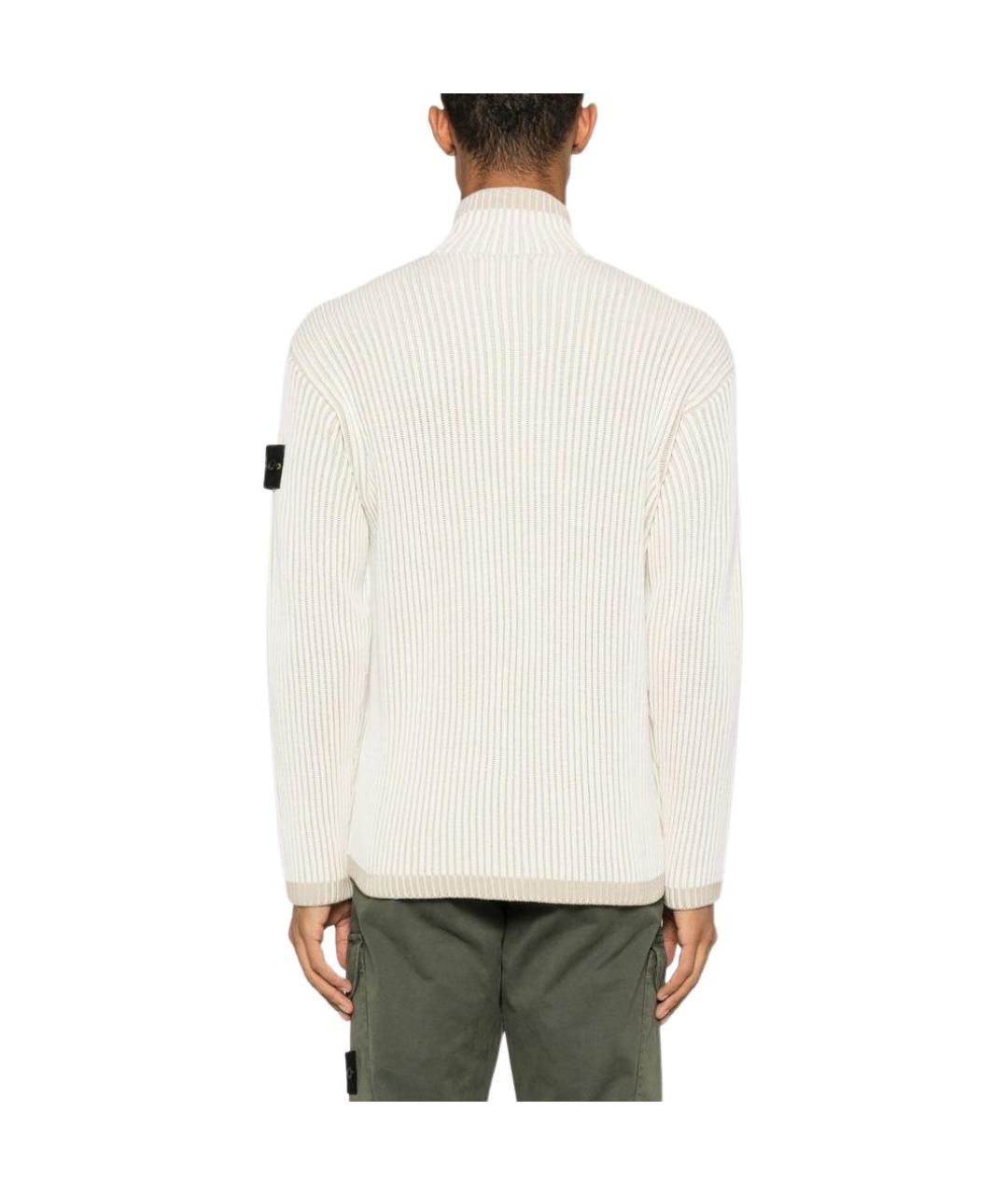 STONE ISLAND Бежевый джемпер / свитер, фото 5