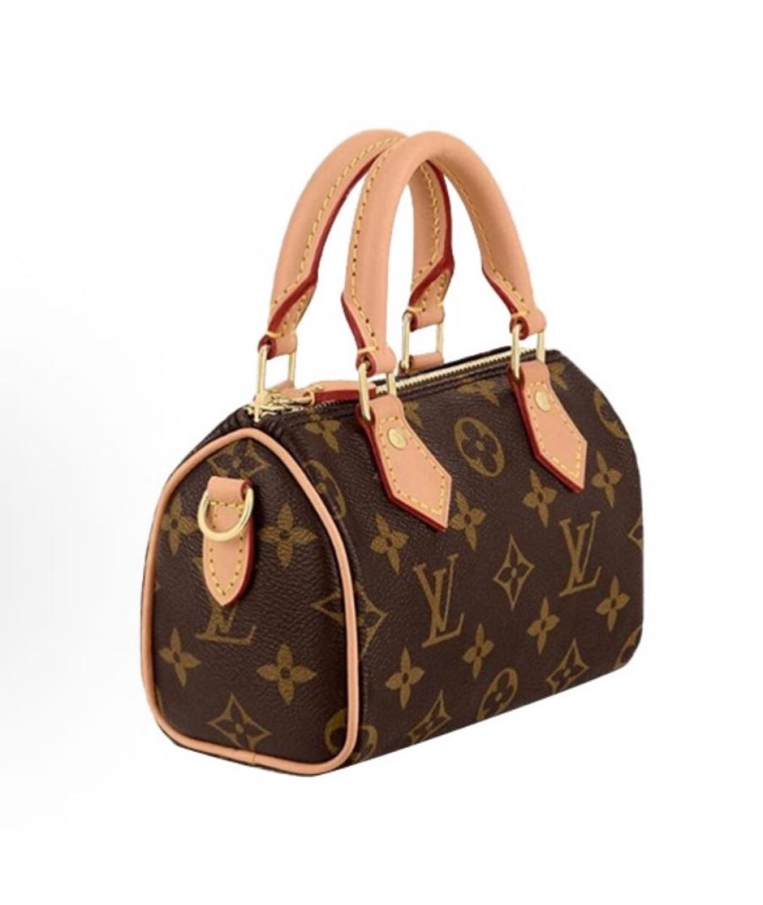 LOUIS VUITTON Коричневая сумка с короткими ручками, фото 2