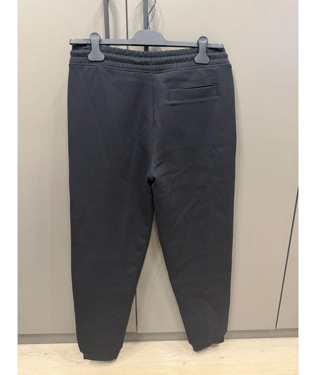 HUGO Черные хлопковые повседневные брюки, фото 2