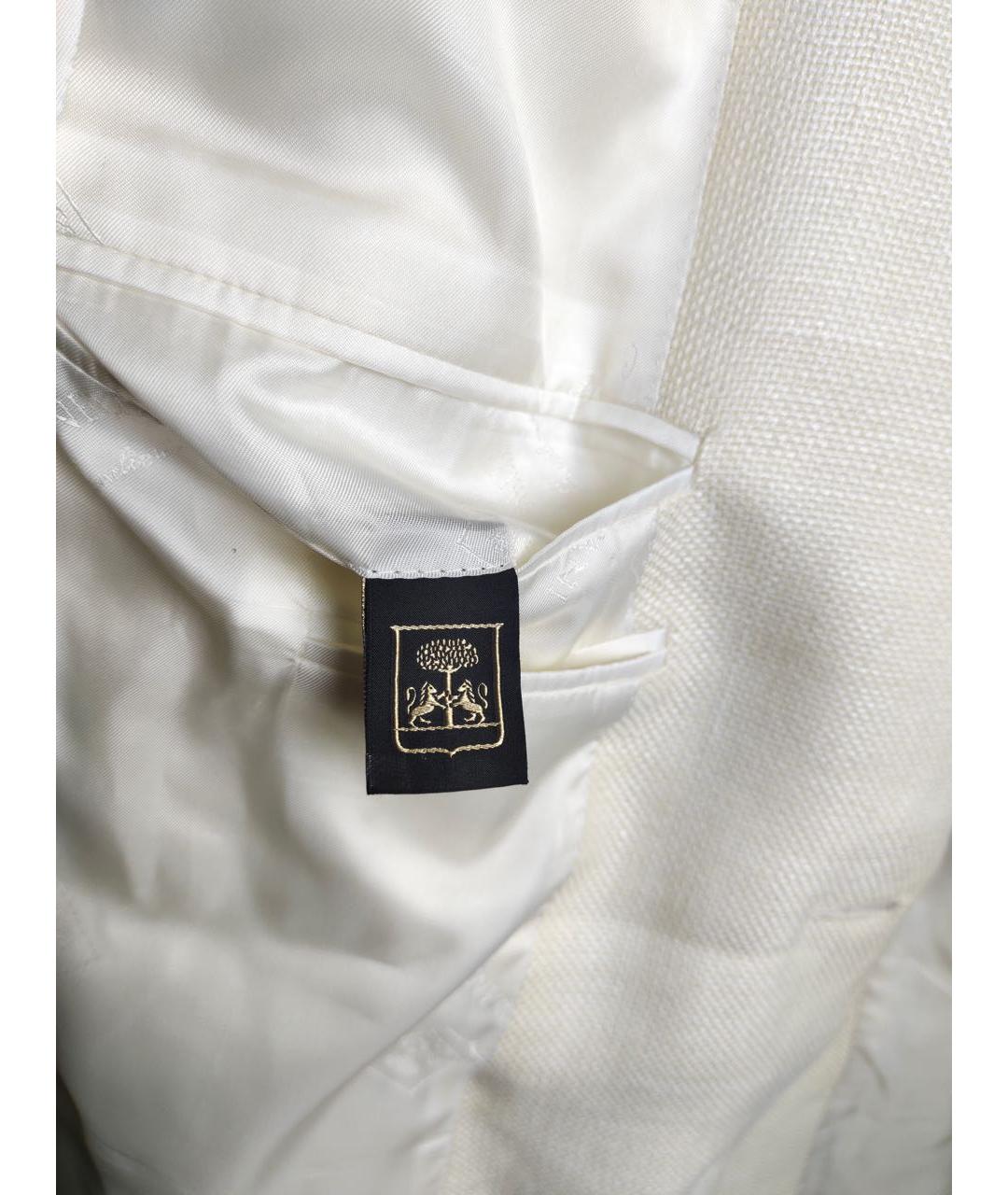 CORNELIANI Бежевый шелковый пиджак, фото 6