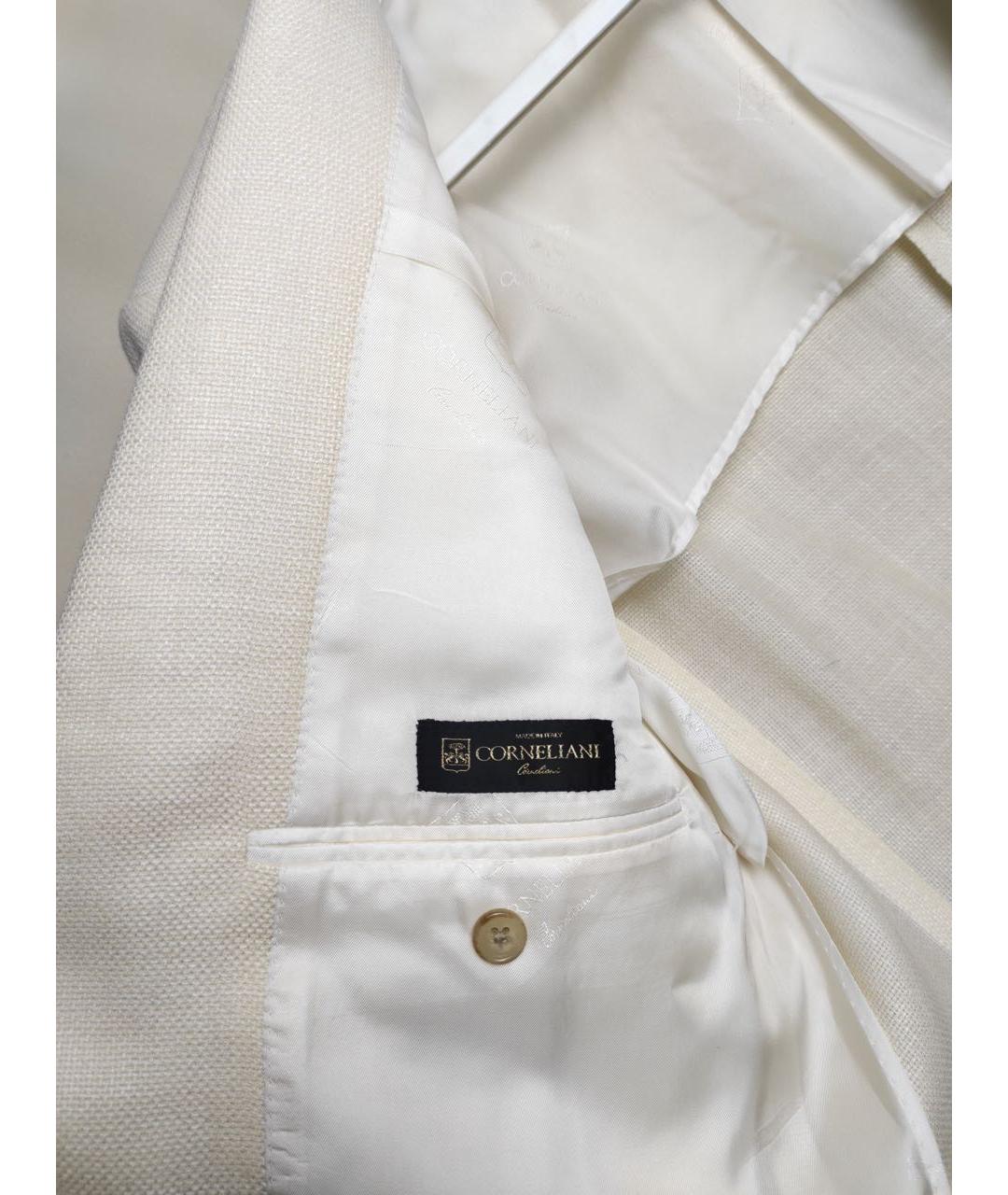 CORNELIANI Бежевый шелковый пиджак, фото 5