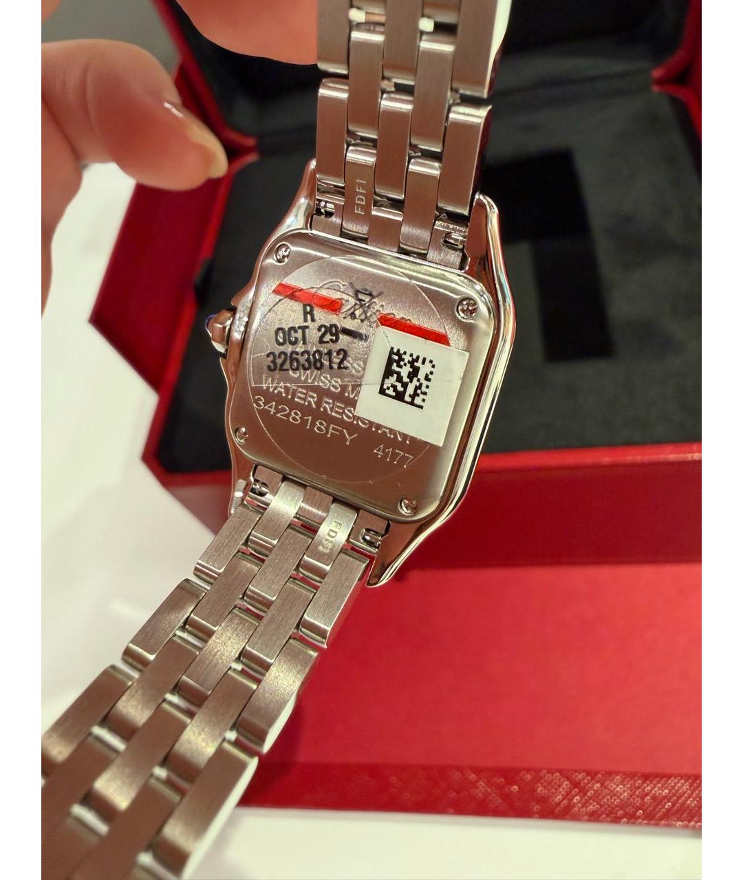 CARTIER Серебряные металлические часы, фото 2