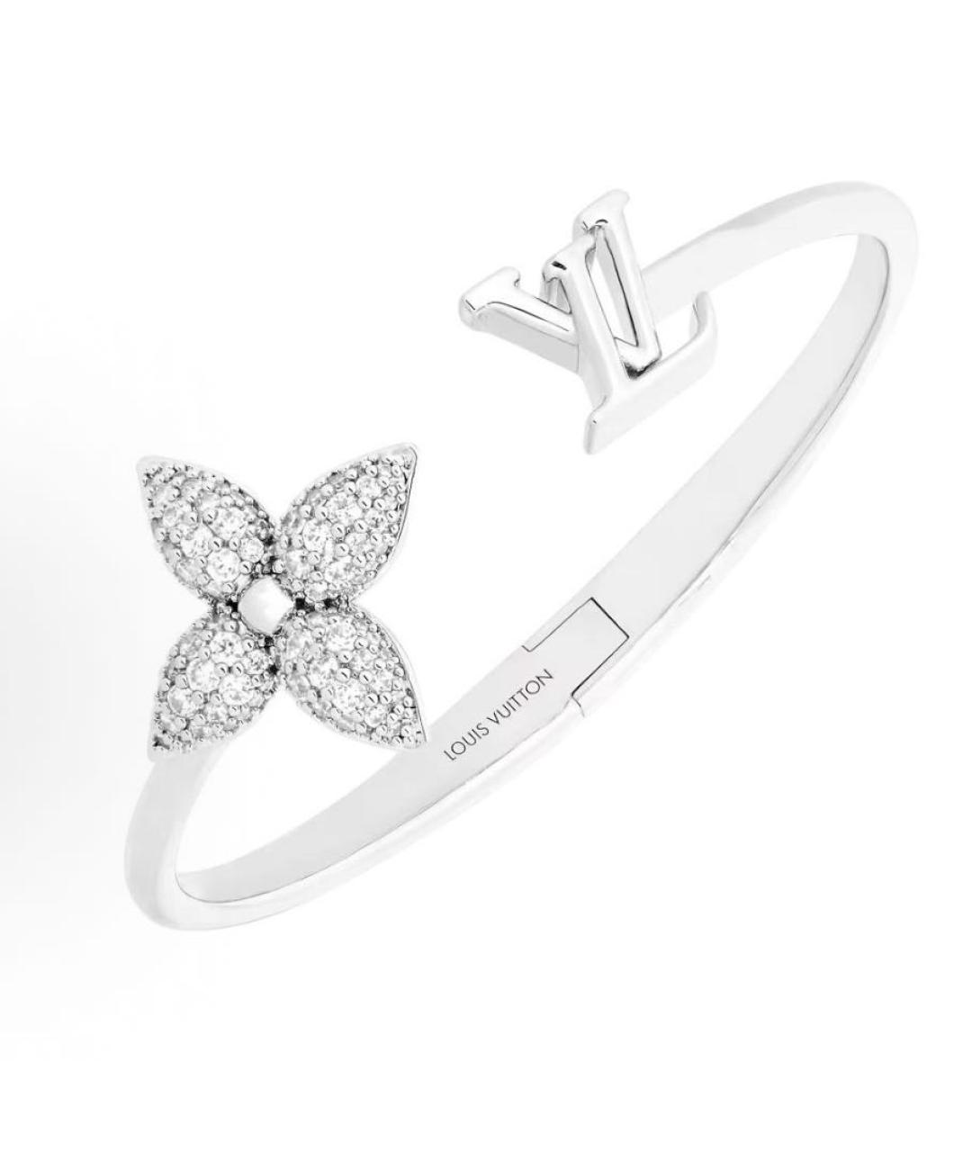 LOUIS VUITTON Серебрянный металлический браслет, фото 4