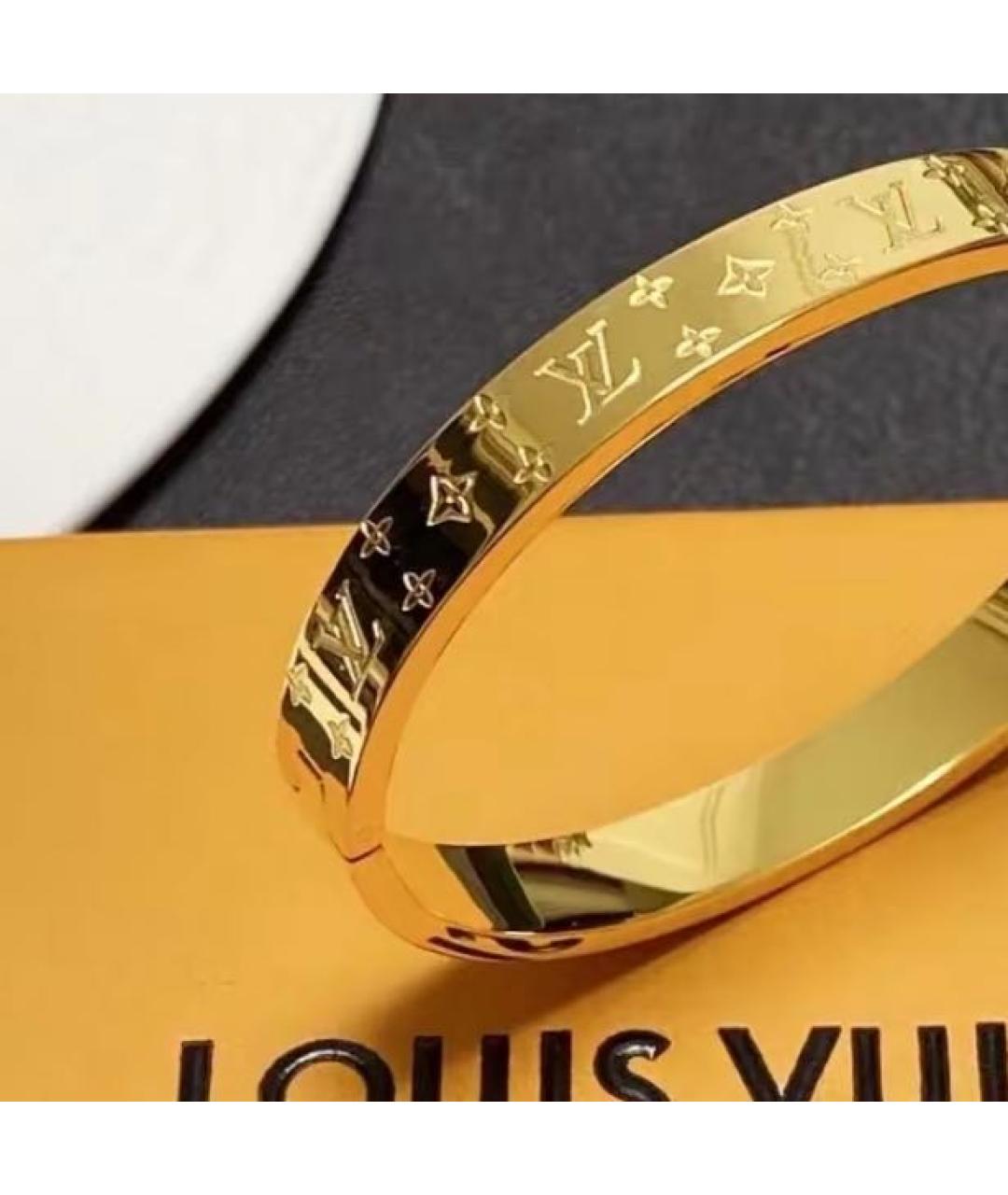 LOUIS VUITTON Золотой браслет, фото 3