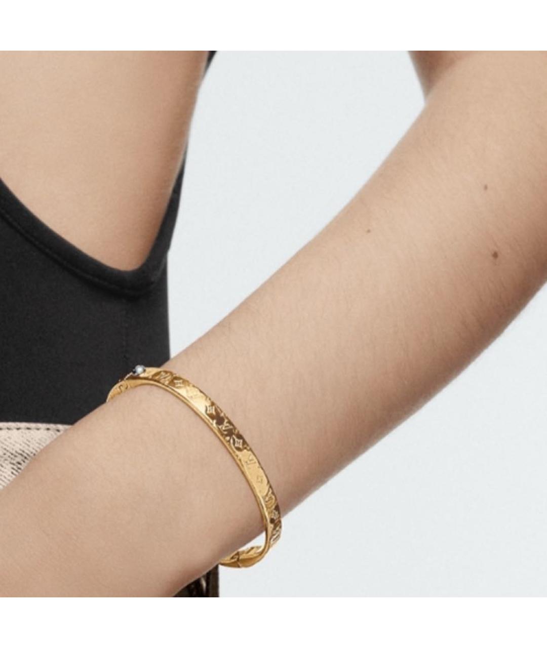LOUIS VUITTON Золотой браслет, фото 2
