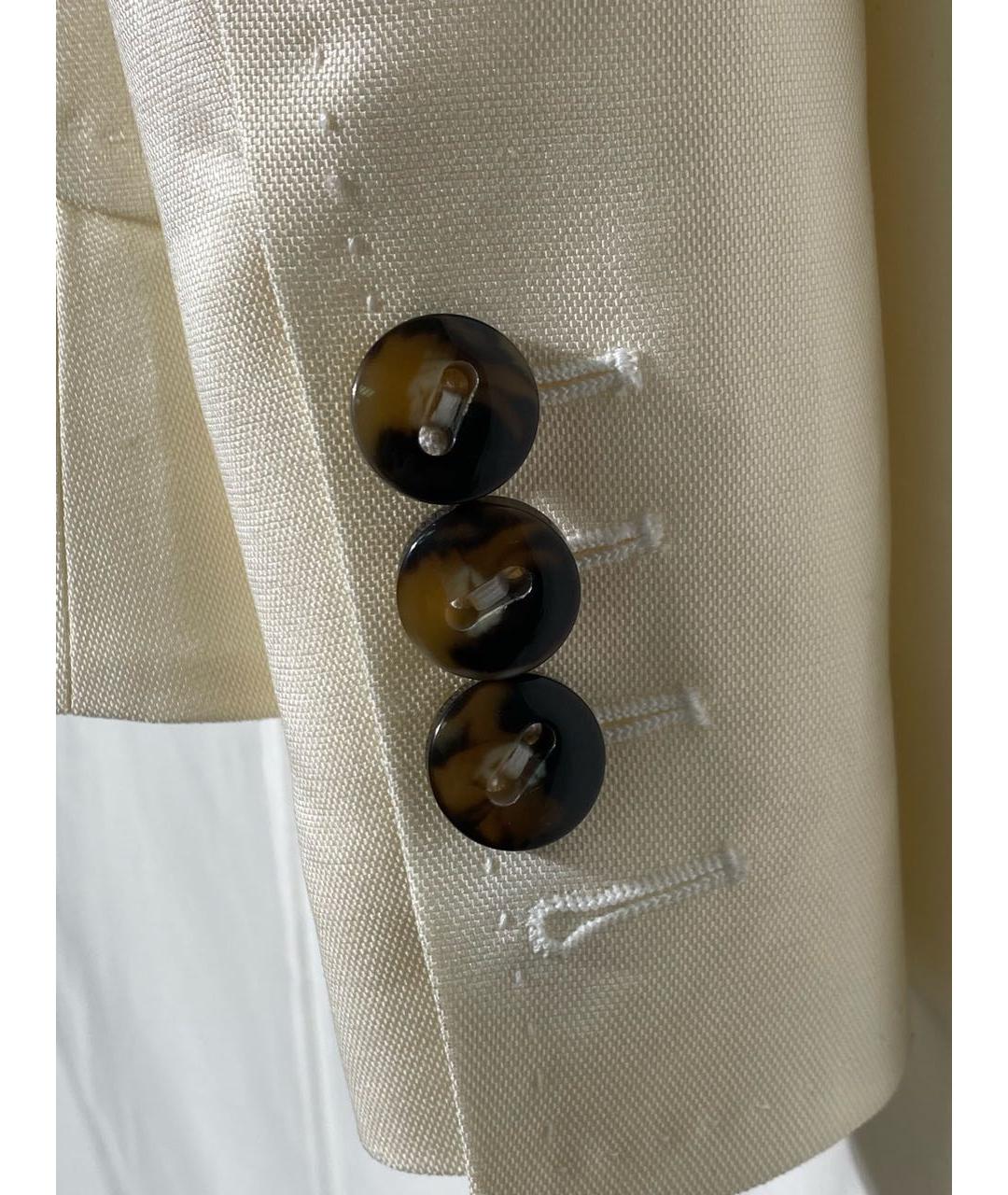 DSQUARED2 Белый хлопковый жакет/пиджак, фото 7