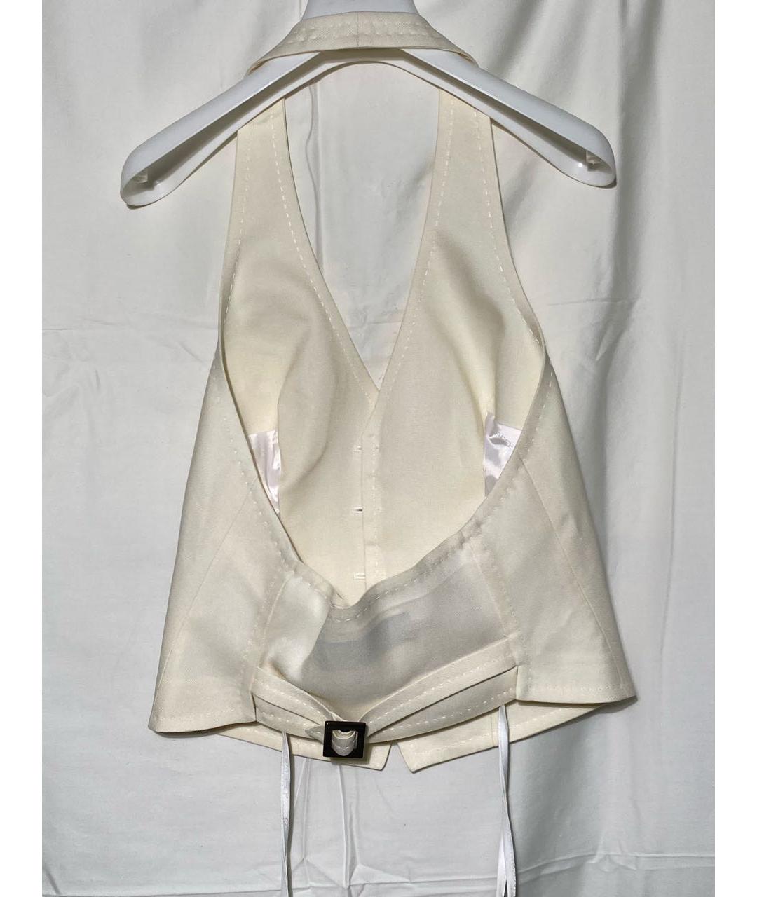 DSQUARED2 Белый хлопковый жакет/пиджак, фото 6